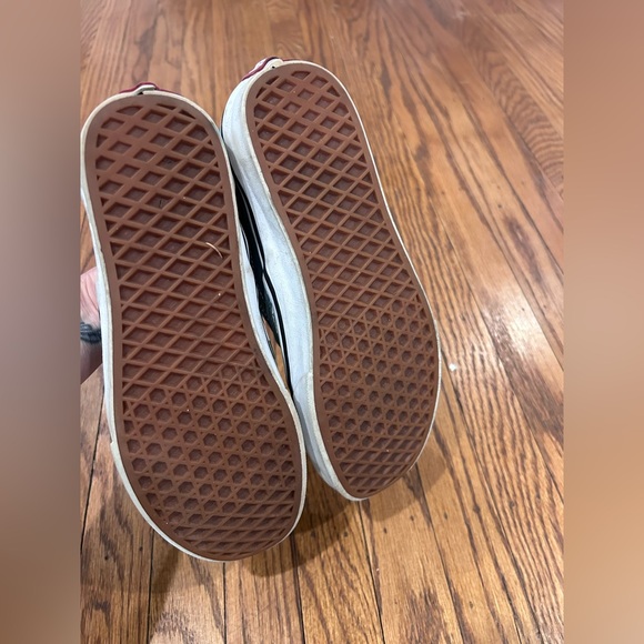 Vans Slip-On Green Checkered Sneakers - Picture 8 of 8